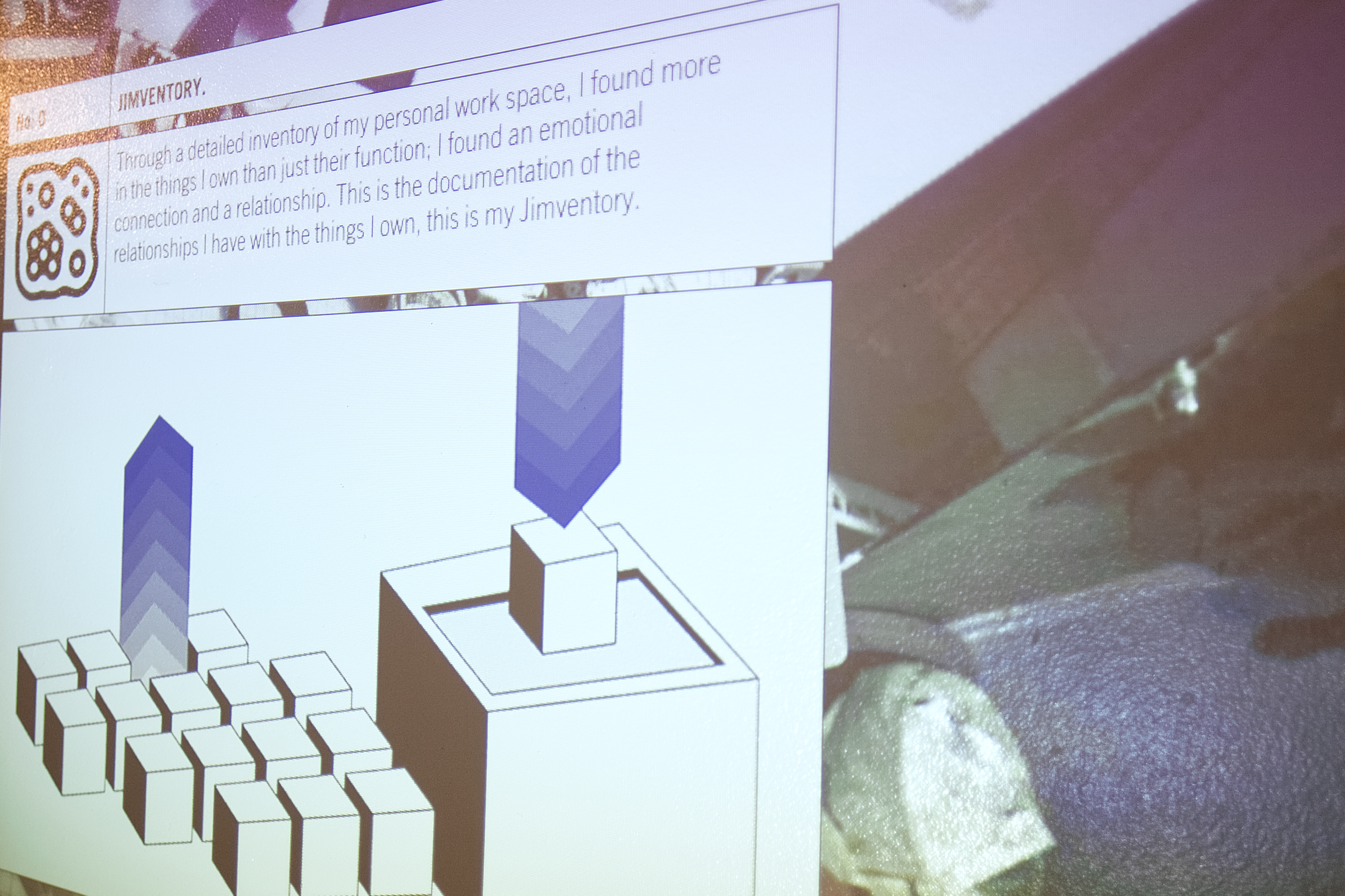 The inventory is revealed through interaction.