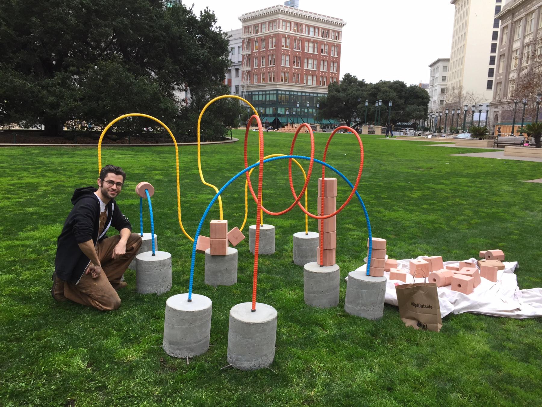 Big Bead Maze Installation