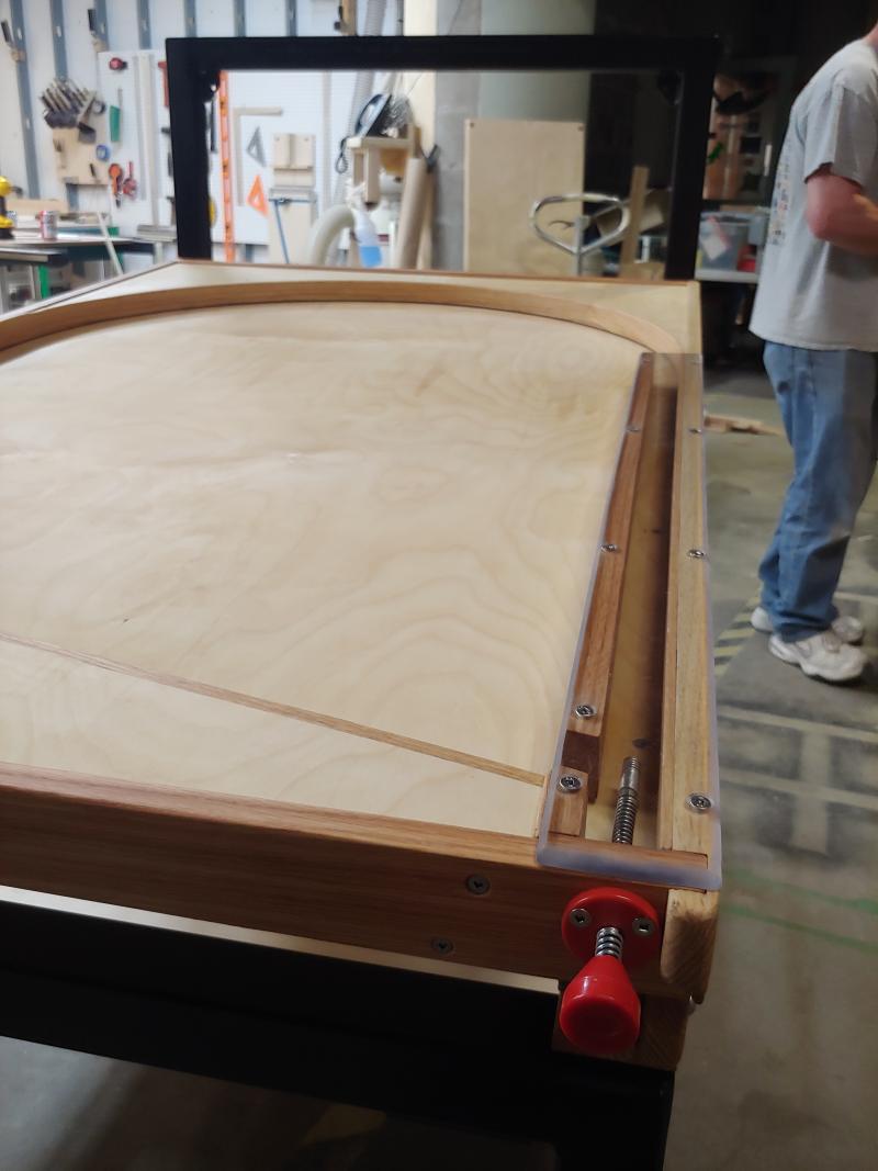 Pinbell table.