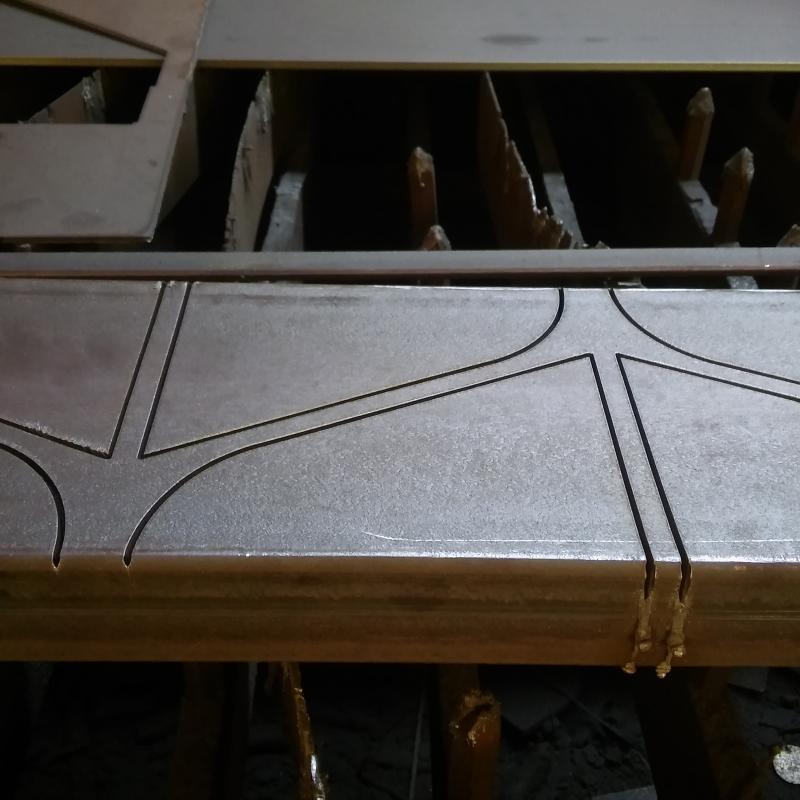 Bracket fabrication.