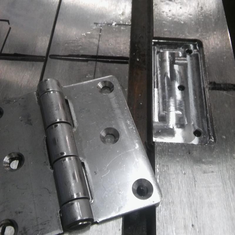 Hinge pocket.