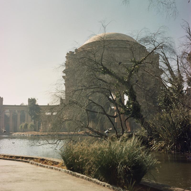 The Palace of Fine Arts open rotunda.